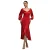 Asymmetrische satijnen jurk dames Goddiva Viscose
