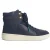 White Stuff Leather Suede Hi Top Trainer Navy