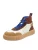 Crickit Sneakers hoog ‘ REBEKA ‘  blauw / bruin / cognac / wit