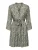 ONLY Jurk ‘ONLClemmentine’  donkergroen / offwhite