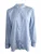 LIKS. Munich Blouse ‘Bluse Herzblumen Patch’  hemelsblauw
