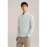 WE Fashion linnen casual overhemd groen