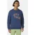 Scotch & Soda Relaxed-fit Embroidered Sweatshirt Atlantic Blue