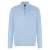 trui Scotland Blue half zip normale fit lichtblauw