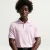 Nike Heren Performance Poloshirt met Korte Mouwen (Roze schuim)