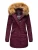 Marikoo dames winterparka met afneembare imitatiebontkraag & capuchon