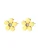 Hey Happiness Oorbellen ‘Forget-Me-Not’  goud