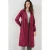 Twee rijen knoop lange trenchcoat