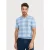 Blue Industry De gebreide print polo |