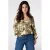 MS Mode Plus Size gebloemde top – kaki