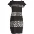 Rechte jurk met printdetail