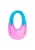 myMo at night Clutch  lichtblauw / pink