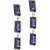 OTAZU Triple Mystic Purple Earrings