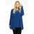 YOEK vest DOLCE van travelstof donkerblauw