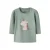 NAME IT BABY katoenen T-shirt met print – groen
