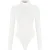Malelions Women Deconstructed Bodysuit | White