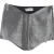 De Attico Wave Tech glanzende minirok in grijze lurex