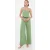 Gestreepte Vierkante Hals Bandtop Cropped