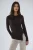 Asymmetrisch Langsleeve Crewneck Top