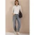 High-waist barrel leg jeans in een losse pasvorm