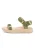 WODEN Sandaal ‘Line Glitter’  groen