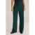 WE Fashion rechtvallend regular waist pantalon donkergroen