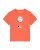 Watapparel Shirt ‘Funny Spaceman’  oranje / zwart / wit