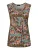 Goldner Top  aqua / olijfgroen