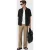 AllSaints Mori Trouser Ash Brown