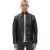 Heren retro leren bikerjack-Amsterdam