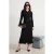 Trendyol Modest Dames Zwart Effen Midi Lang Casual A-lijn Modest Jurken