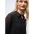 Street One Dames Chiffon overhemd blouse in Zwart
