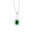 Emerald Ketting Sieraden Zilver 925 – Kate