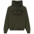 Dsquared2 losse pasvorm Santa Dan logo groene hoodie