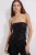 TRENDYOLMİLLA Dames Zwart Effen Mouwloos Getailleerd Blouses