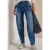 Jeans met High Waist en wijd uitlopende pijpen in een Loose Fit-pasvorm