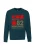 Oldskull Sweatshirt ‘Retro Japan Island’  donkergroen