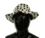 Dolce & Gabbana Dames Witte 100% Katoenen Stipjes Design Trilby Hoed