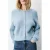 Grace & Mila gebreid vest – lichtblauw