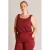 Yest Curve top Plus Size – donkerrood