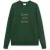 Foret F894 heart sweatshirt dark green rubber