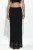 Lage Taille Tule Maxi Rok