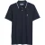 Original Penguin Heren Gestreept Normaal Poloshirt Met Korte Mouwen (Donkere saffier)