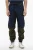 Tweekleurige SPRINGER-broek in Blu, Verde