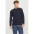 JACK & JONES ESSENTIALS gebreide trui JJEGLOBE donkerblauw