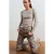 Slim Fit Katoenen Ronde Hals Blouse