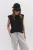 T-shirt à manches zéro avec détails déchirés