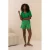Lofty Manner straight high waist casual short groen