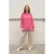 Overize Linnenmix Lange Mouwen Shirt