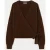 Geribde V-hals Strik-Voorkant Cardigan